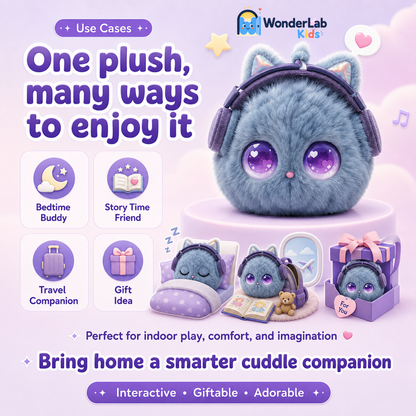 Wonderlab AI Talking Plush Companion Toy