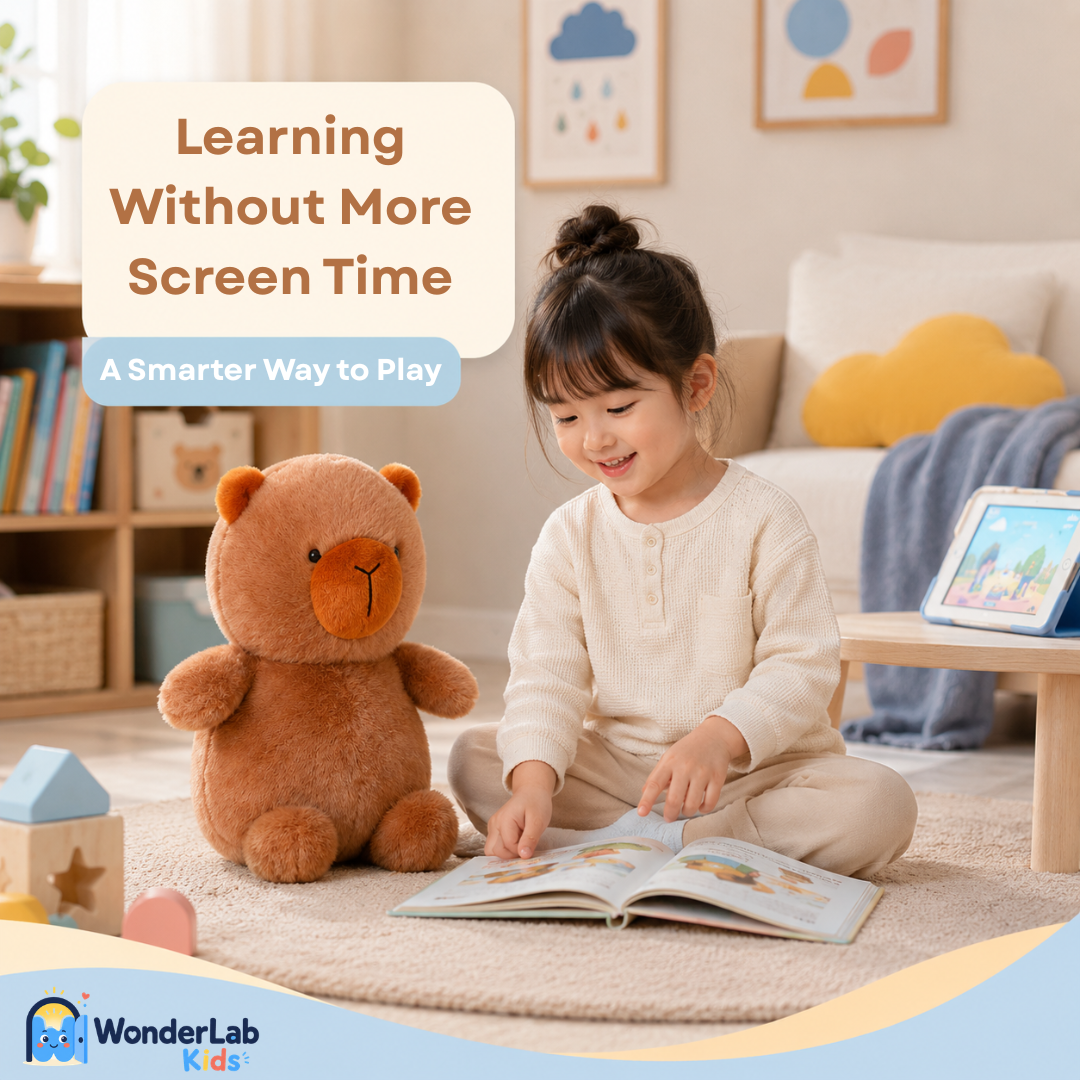 WonderLab Interactive Plush Learning Buddy