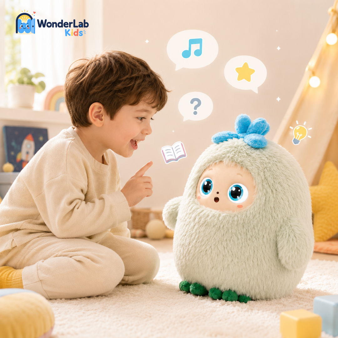 WonderLab AI Plush Learning Companion for Kids Toy