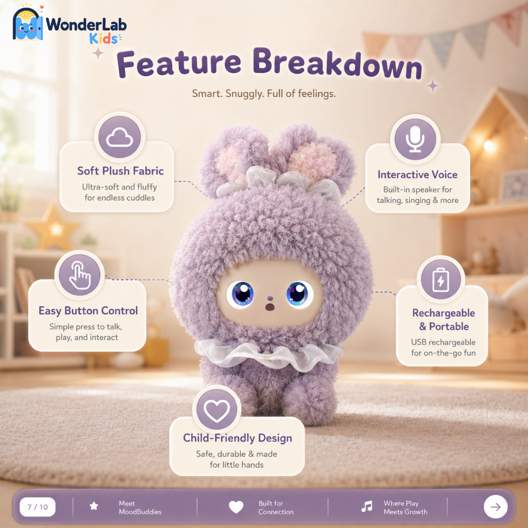 WonderLab Smart Learning Plush Buddy