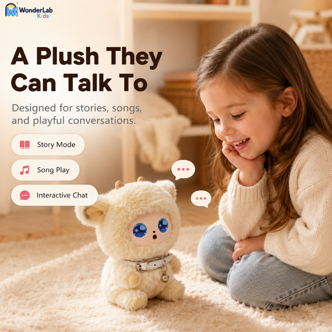 WonderLab TalkBuddy Kids Learning Plush Toy
