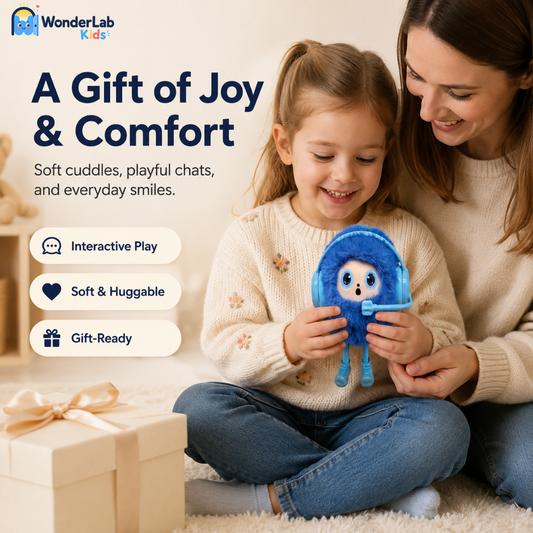 WonderLab Talking Learning Plush Buddy