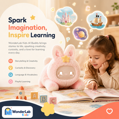 Wanderlab AI Plush Learning Companion for Kids Toy