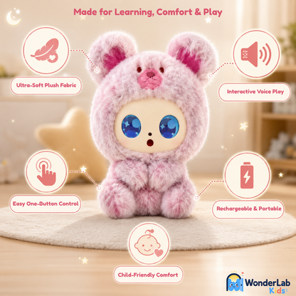 WonderLab TalkBuddy Kids Learning Plush Toy