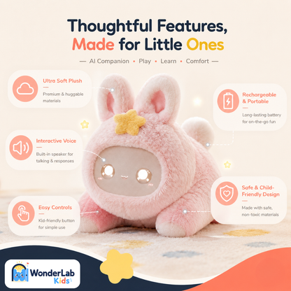 Wanderlab AI Plush Learning Companion for Kids Toy
