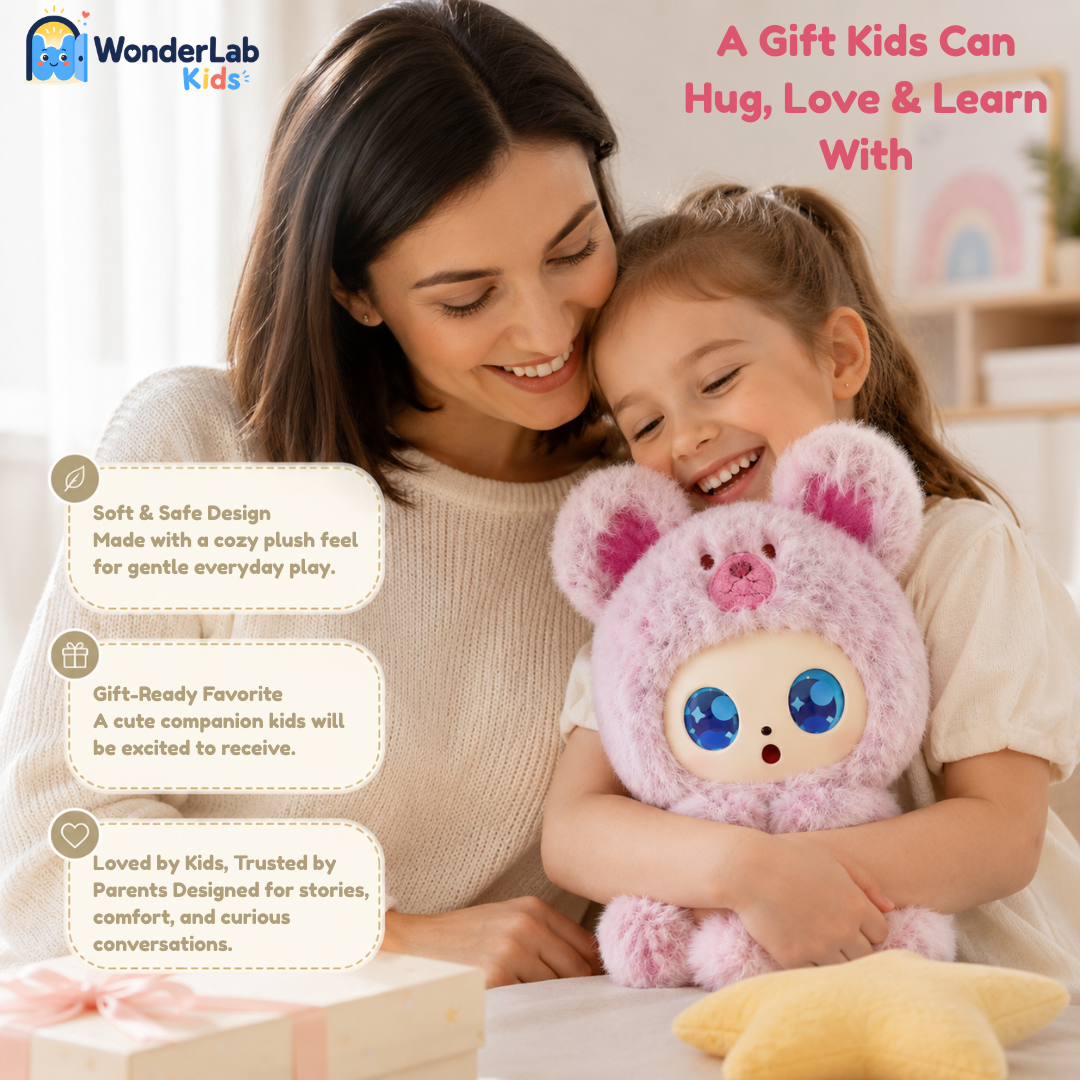 WonderLab TalkBuddy Kids Learning Plush Toy