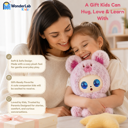 WonderLab TalkBuddy Kids Learning Plush Toy