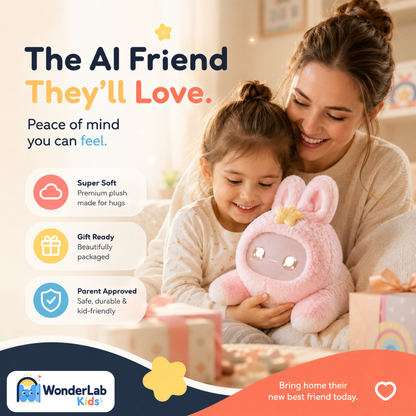Wanderlab AI Plush Learning Companion for Kids Toy