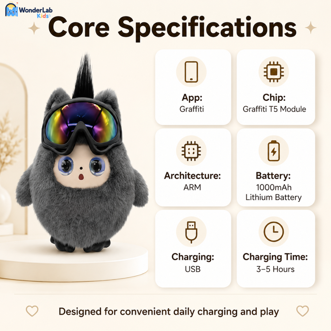 WonderLab Smart Learning Plush Buddy