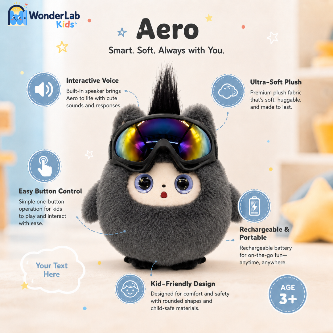 WonderLab Smart Learning Plush Buddy