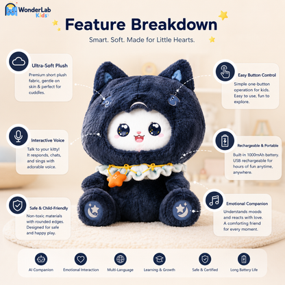 Wonderlab AI Learning Companion Plush Toy for Kids