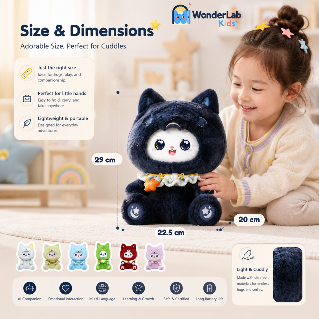 Wonderlab AI Learning Companion Plush Toy for Kids