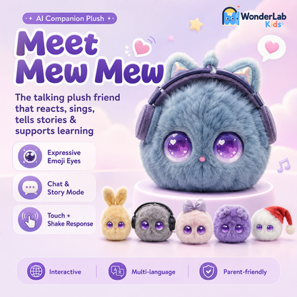 Wonderlab AI Talking Plush Companion Toy
