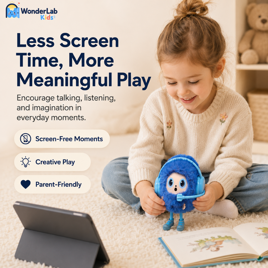 WonderLab Talking Learning Plush Buddy
