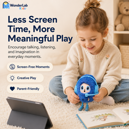 WonderLab Talking Learning Plush Buddy