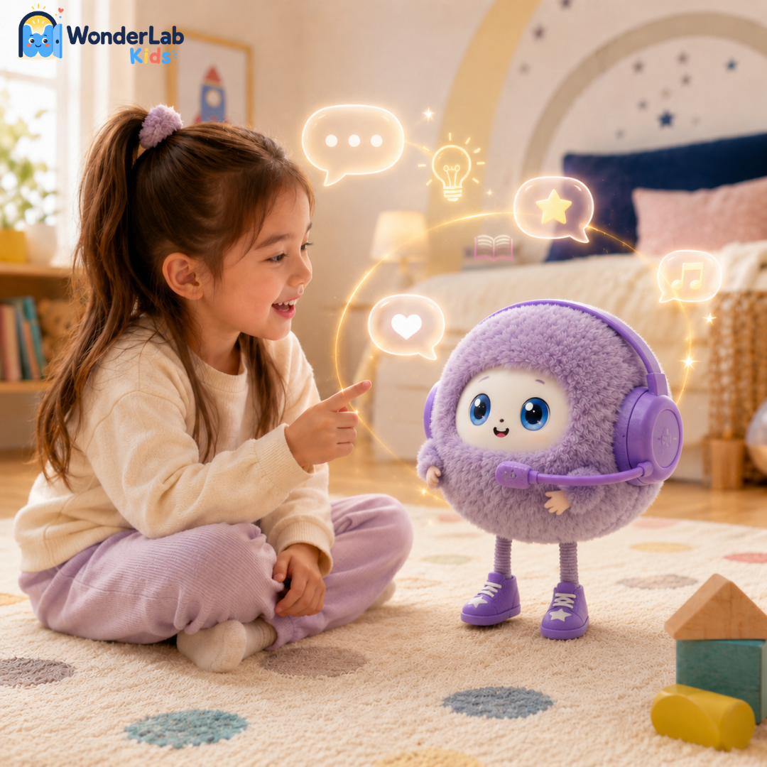 WonderLab AI Talking Plush Learning Buddy