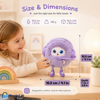 WonderLab AI Talking Plush Learning Buddy