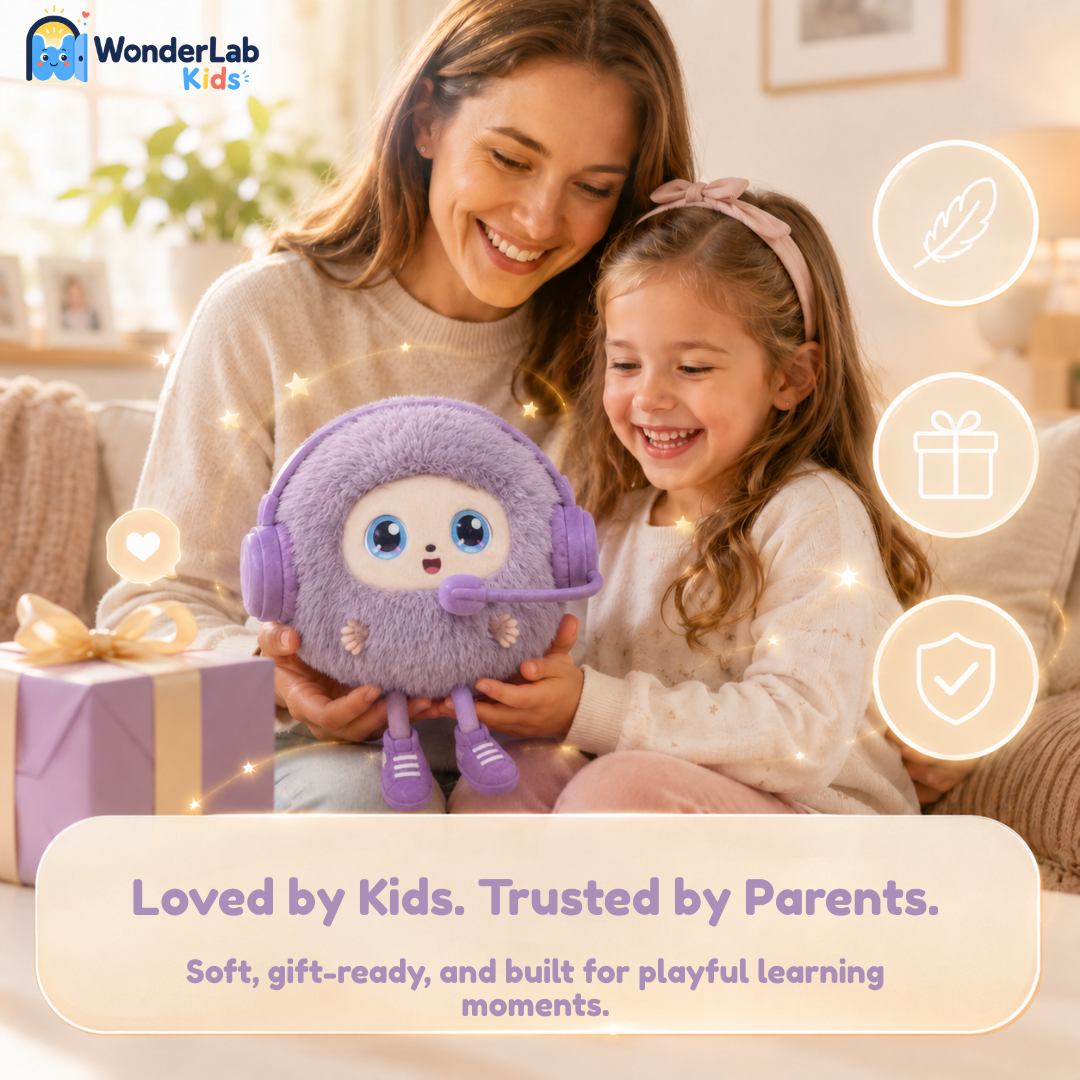 WonderLab AI Talking Plush Learning Buddy