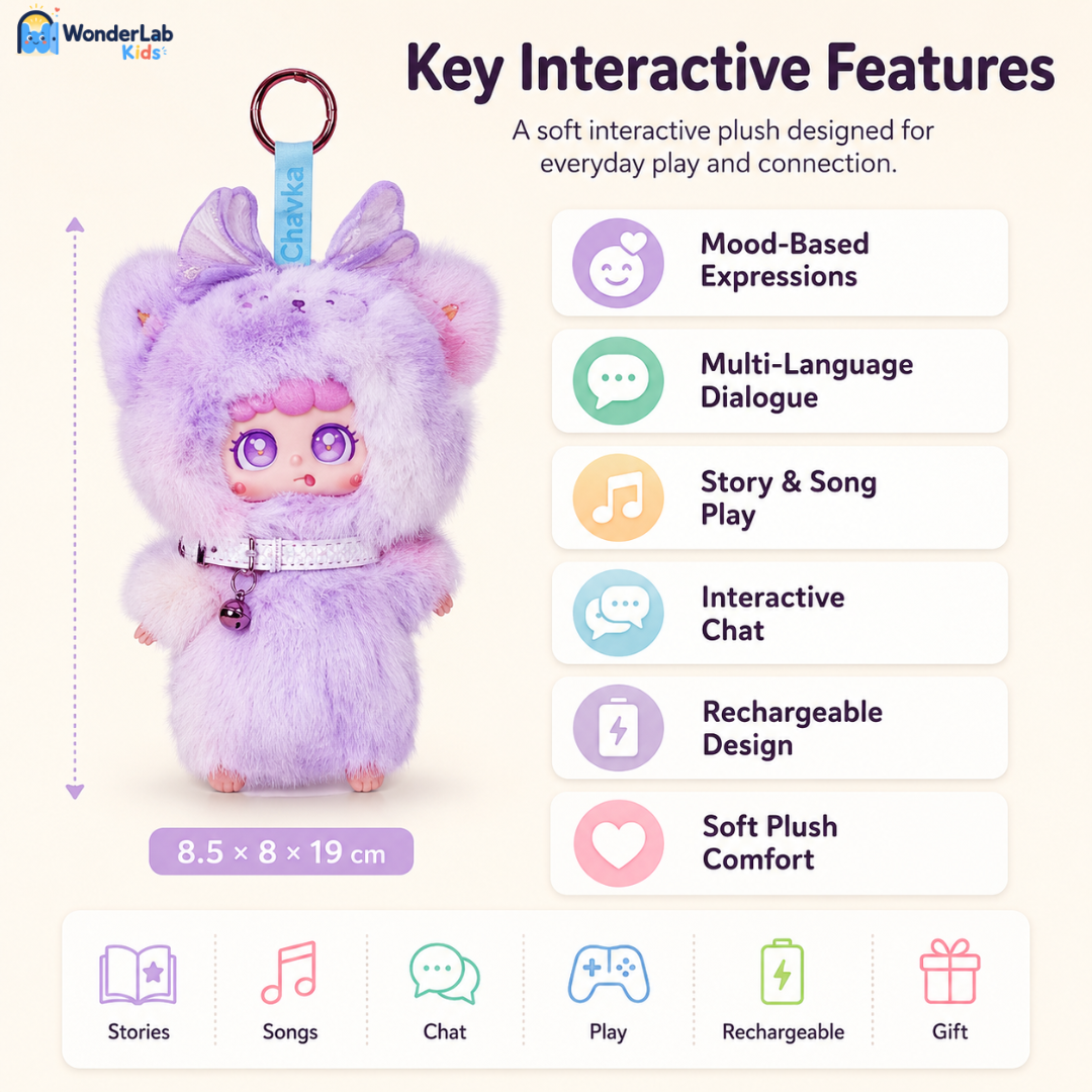 Wonderlab StoryPal Plush Keychain