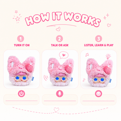 WonderLab Mini Plush Bag Charm Friends