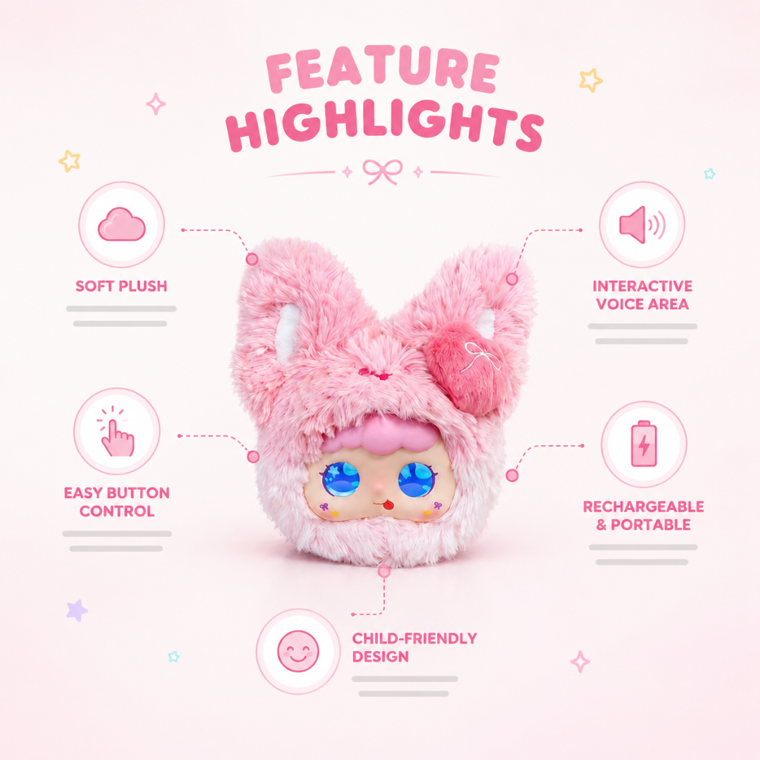 WonderLab Mini Plush Bag Charm Friends