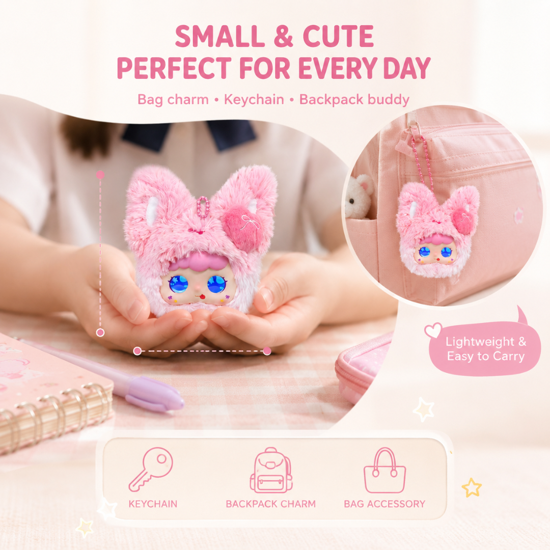 WonderLab Mini Plush Bag Charm Friends