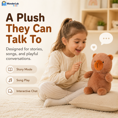 WonderLab Interactive Plush Learning Buddy