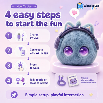 WonderLab Bedtime Learning Plush