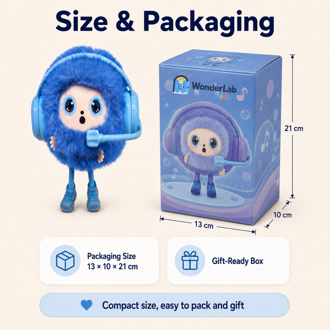 WonderLab Talking Learning Plush Buddy