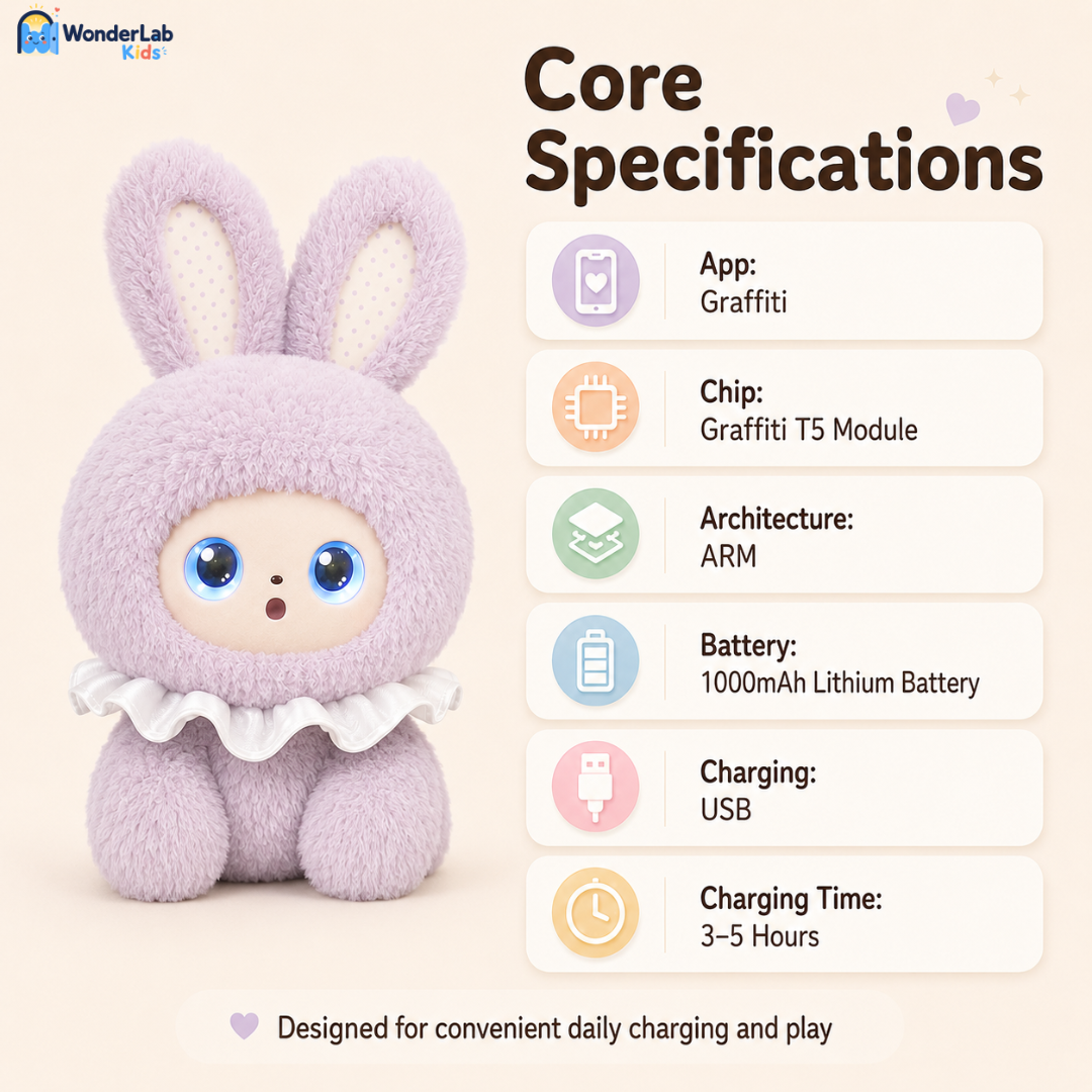 WonderLab Smart Learning Plush Buddy