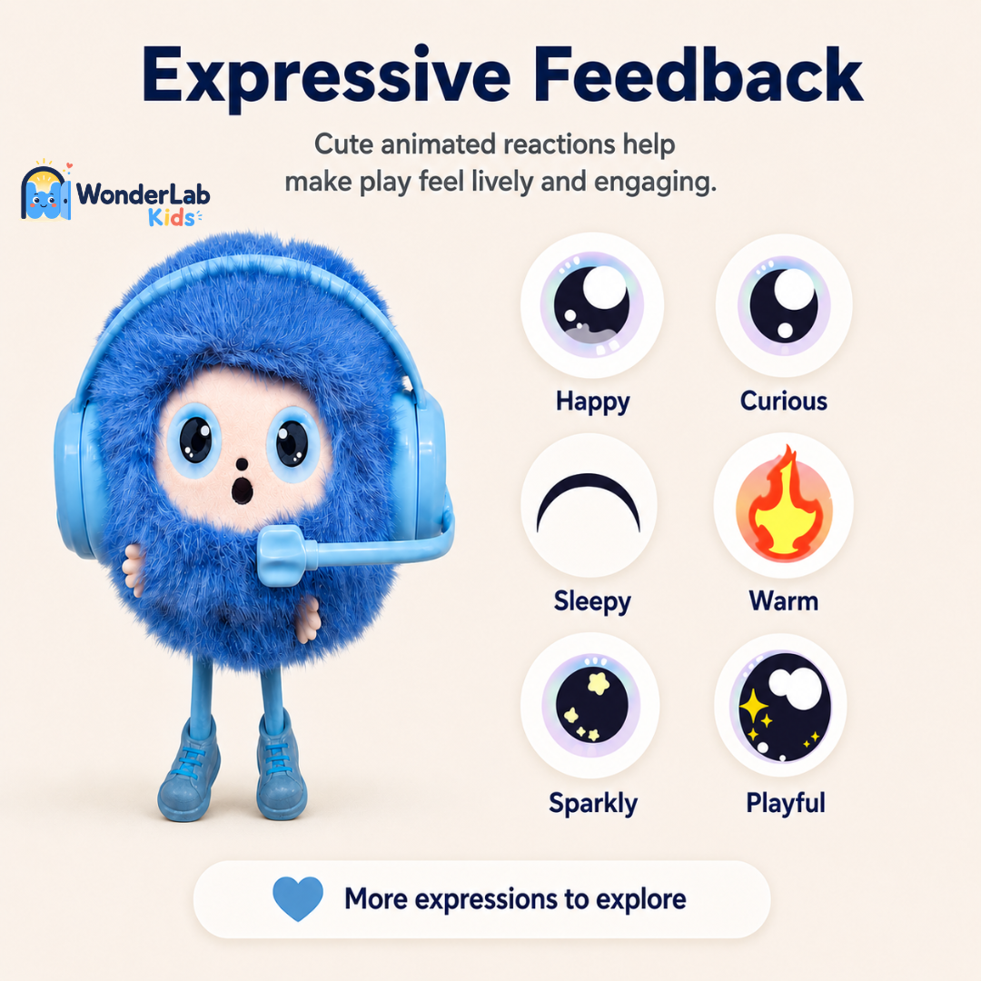 WonderLab Talking Learning Plush Buddy