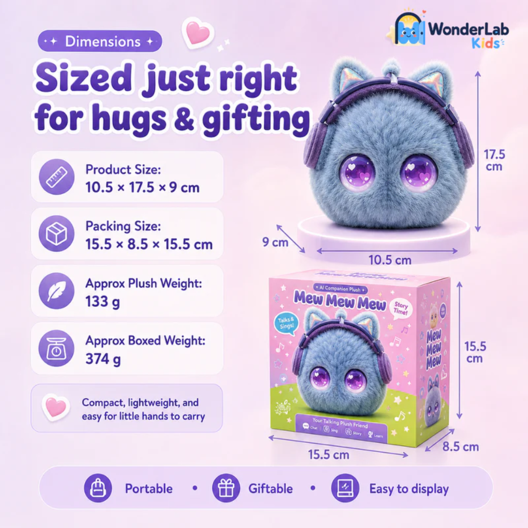 WonderLab Bedtime Learning Plush