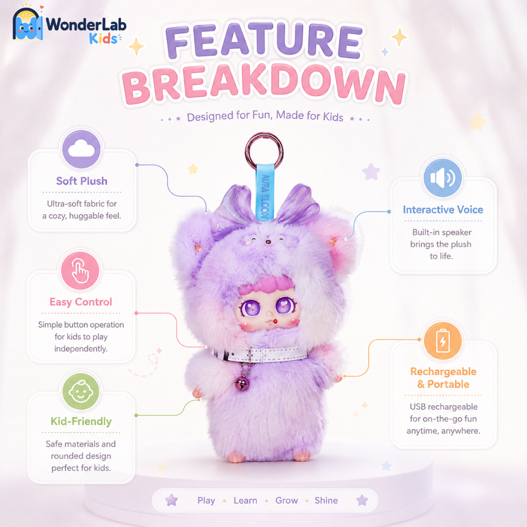 Wonderlab StoryPal Plush Keychain