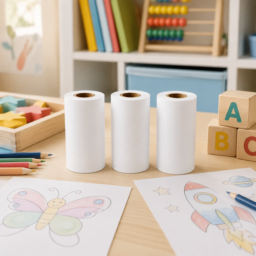 Extra 3x Printer Paper Rolls